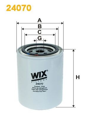 WIX FILTERS Фильтр охлаждающей жидкости 24070